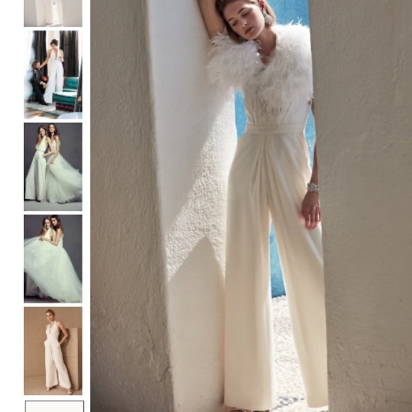 NWT BHLDN Jill Stuart Mara Jumpsuit Size 4 Z18-1 - Picture 5 of 6